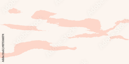 Minimalist Pastel Blush Pink Abstract Paint Strokes Background Vector Illustration