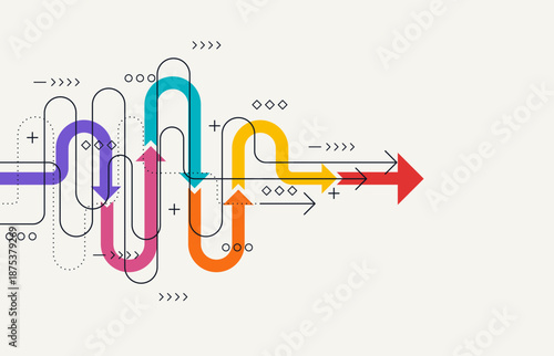 Abstract arrow direction. Technology background. High speed. Hi-tech
