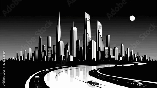 abstract city background