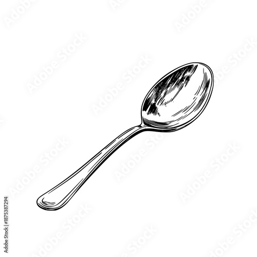 Timeless elegance: monochrome culinary companion | Clean, isolated vector art for creative projects.