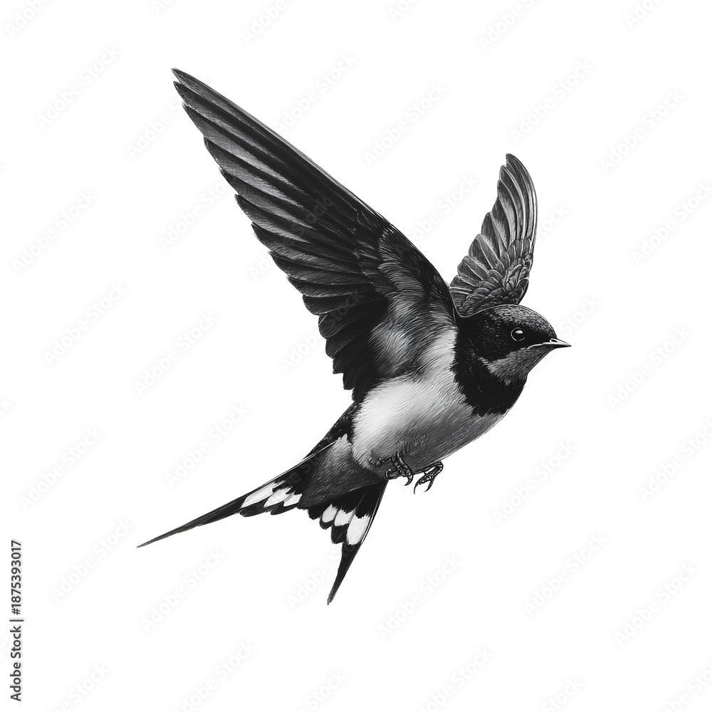 Obraz premium black winged blackbird