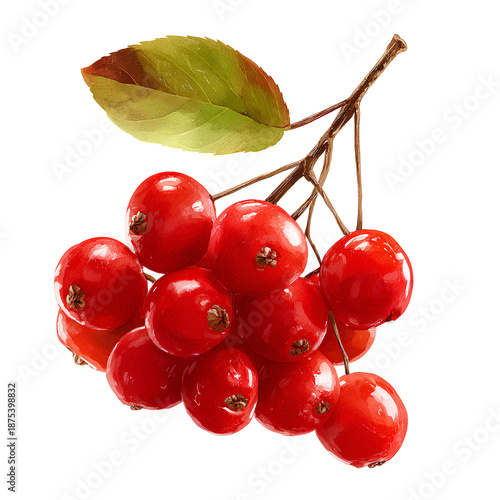 red currant isolated on transparent