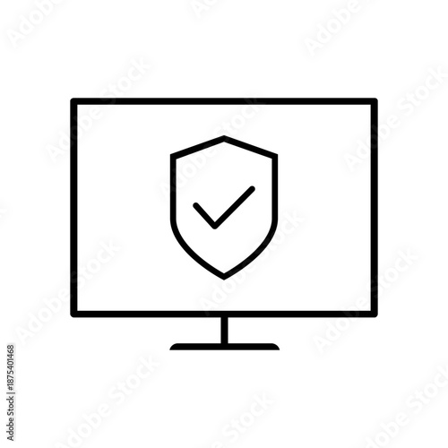 Protection vector icon. Defense Illustration sign.  Security symbol. safety logo.