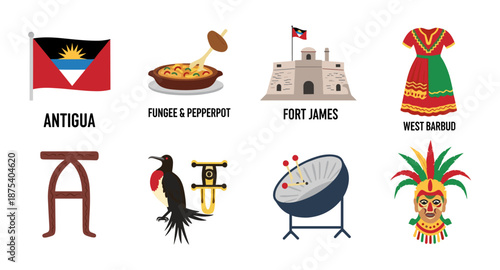 Antigua and Barbuda cultural symbols and landmarks collection