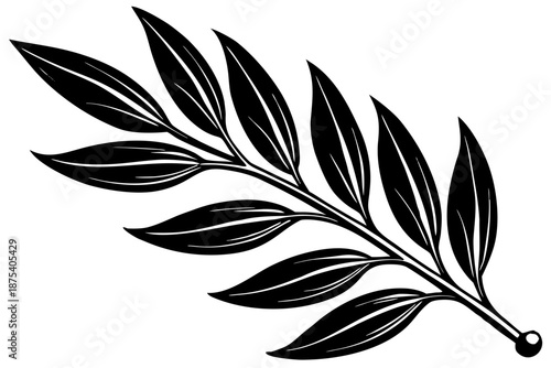 Beautiful shiloutte leaf for USA Designer