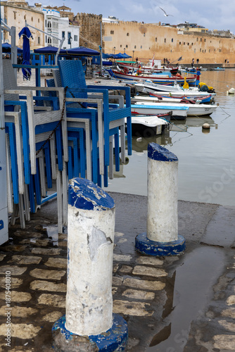 Port and old town (medina), Bizerte, Tunisia