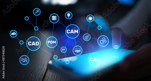 Foto CAD CAM CAE PDM Integration for Digital Manufacturing and Engineering Systems
