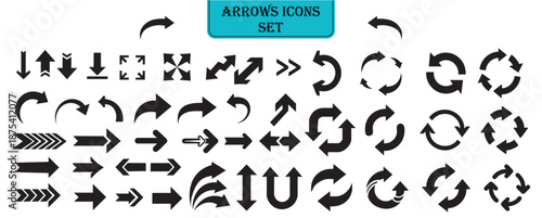 Arrow Icon Vector Set