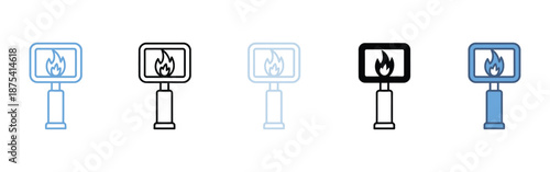 Protest Icon Set in Multiple Styles, Featuring Demonstration, Rally, and Activism Symbols, Vector Illustrations