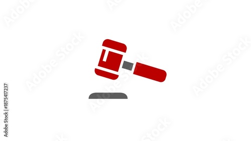 Law hammer animated