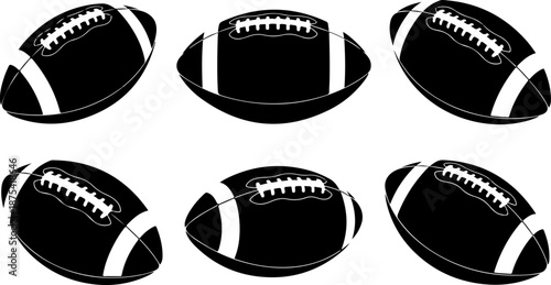 American Football Icon Set