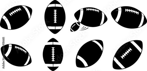 American Football Icon Set