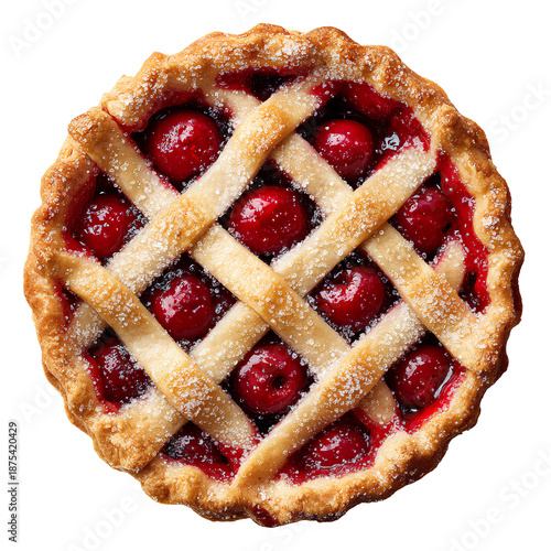 pie with berries