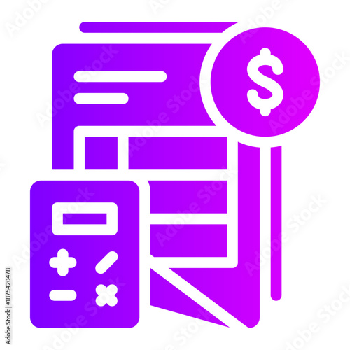 money gradient icon