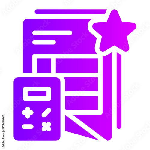 star gradient icon