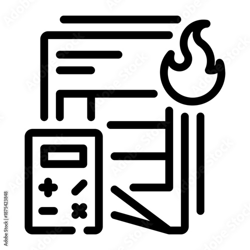 fire line icon