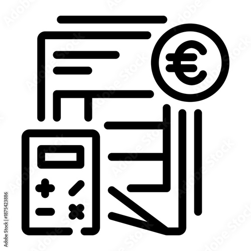 euro line icon