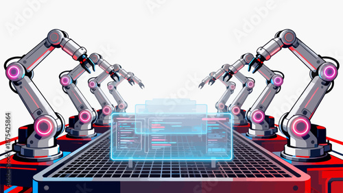 Robotic arms and digital interface