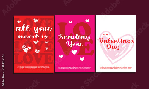 Valentine's day design card