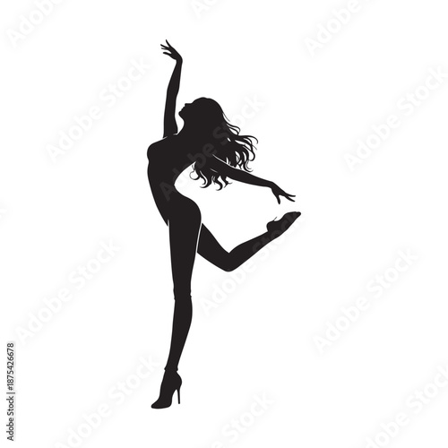 Female Dancer Silhouette Pose
Elegant Woman Dancing Silhouette
Artistic Female Silhouette