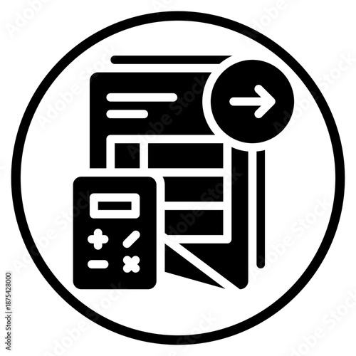 right arrow glyph icon