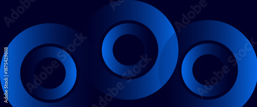 A blue background with circles of different sizes and colors. The circles are arranged in a way that creates a sense of movement and energy. Scene is dynamic and lively