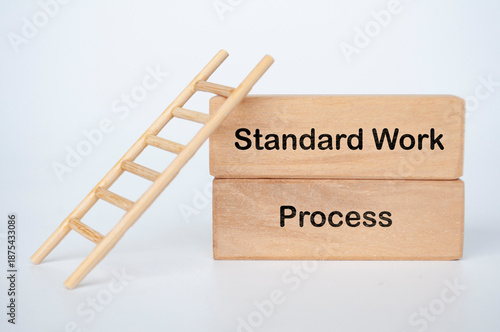 Standard Work Process, A professional workflow concept visualizing standardized work processes used to ensure efficiency and repeatable outcomes.