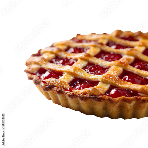 apple pie on transparent background