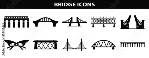 Bridge Icons Set