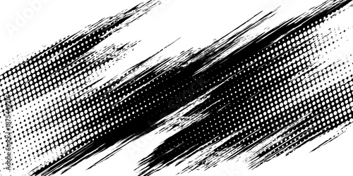 Abstract speed line style dark blue halftone banner design template. Elegant vector illustration. modern. eps10