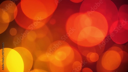 Wallpaper Mural Captivating Red, Orange & Yellow Bokeh Background | Vibrant Abstract Lights for Festive Season & Celebration Designs Torontodigital.ca