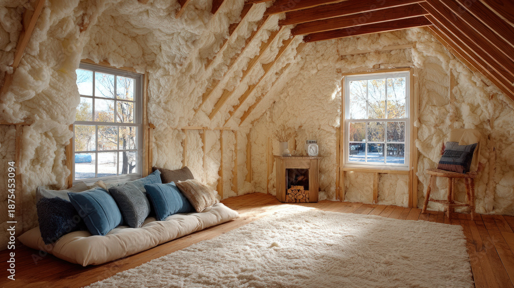 Naklejka premium Construction of net-zero energy building