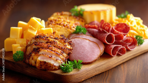 Deli food - sliced meats an...