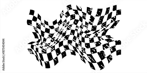 Auto tire tread grunge element. Car and motorcycle tire pattern, wheel tyre tread track. Black tyre print. Vector illustration