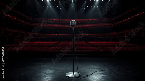 Microphone in the big hall 