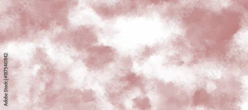 cloudy sky with color and white clouds in a lavender sky evokes a sense of peace and tranquility, artistic watercolor painting style clouds background.  