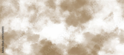 Abstract monochrome background featuring soft beige and white tones with cloud creating a dreamy, ethereal, and gentle atmosphere. It is very elegant.	