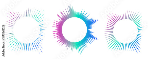 Sound wave set. Sound waves, Equalizer, Audio waves, Radio signal, Music. Recording.PNG