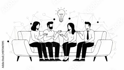 business people in a meeting room