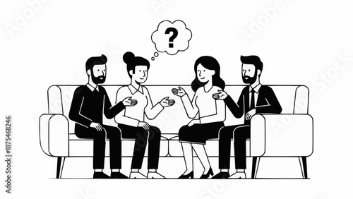 business people in cafe