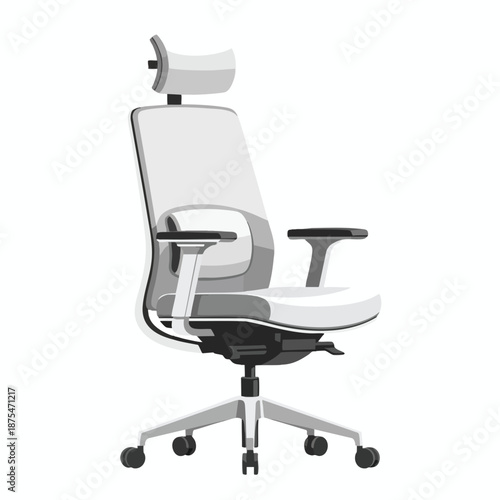Ergonomic Office Chair with Adjustable Armrests