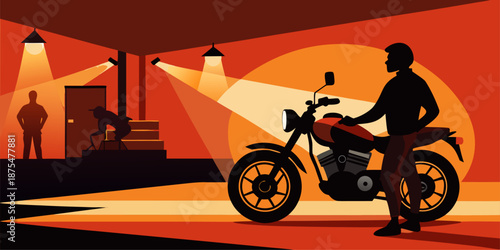 Need a visual asset for your design project? This vector illustration is ready to add a tough, masculine touch to posters or more universal designs.