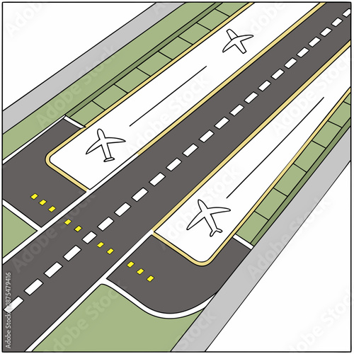 Airport Runway Lighting Systems and Safety Markings
