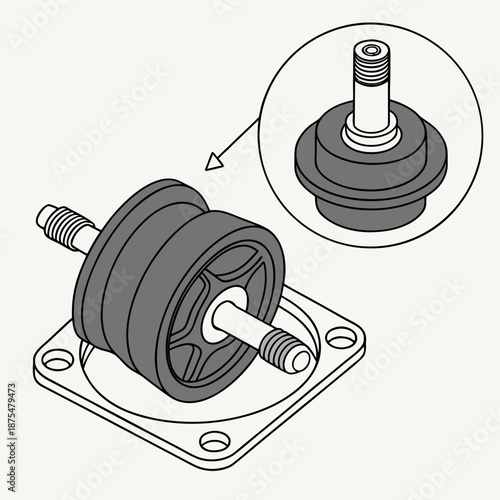 Mechanical Anti Vibration Mount for Industrial Use