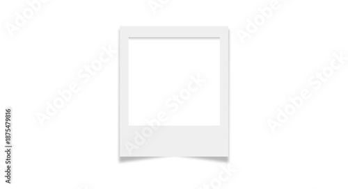 Wallpaper Mural Blank white Polaroid instant photo frame. Polaroid postcard vector file in PNG format with background overlay. Torontodigital.ca