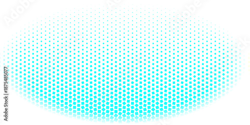 Soft Sky Blue Abstract Square Tiling Design, Halftone Geometric Ellipse Pattern for Calm and Modern Corporate Branding Backgrounds