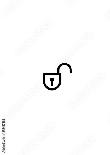 Security and Safety Monoline Icon Set – Flat Outline Vector UI Icons