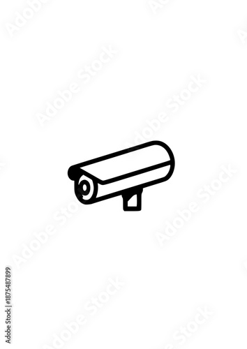 Security and Safety Monoline Icon Set – Flat Outline Vector UI Icons