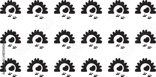 Gear Icons on White Background