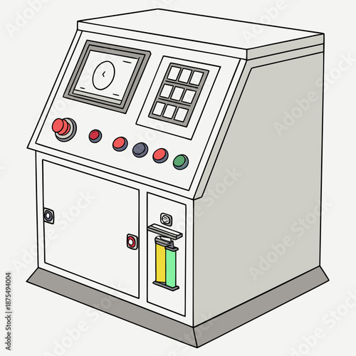 Industrial HMI Touch Screen Control Panel for Automation